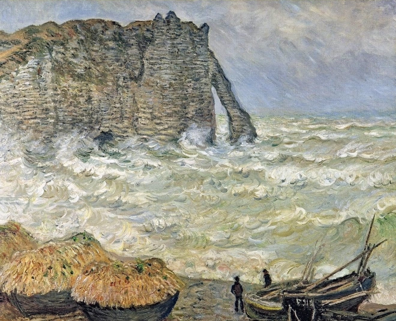 モネlog: エトルタの海景画（「アヴァルの門」と「針岩」） Ⅰ